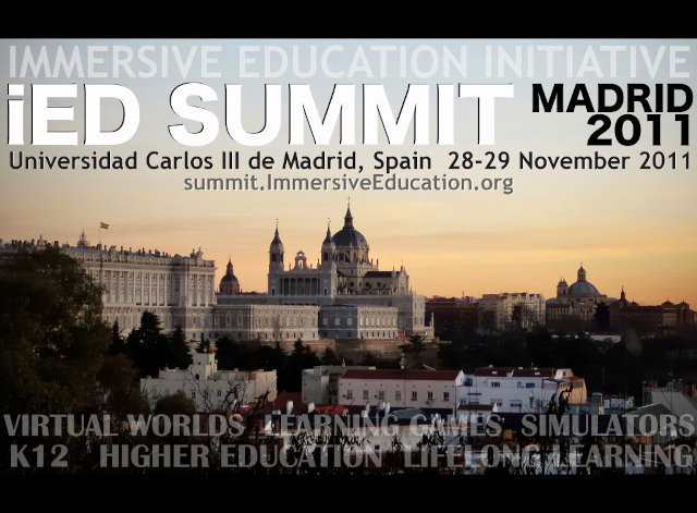 IMMERSIVE 2011 SPAIN SUMMIT BANNER : IMMERSIVE EDUCATION